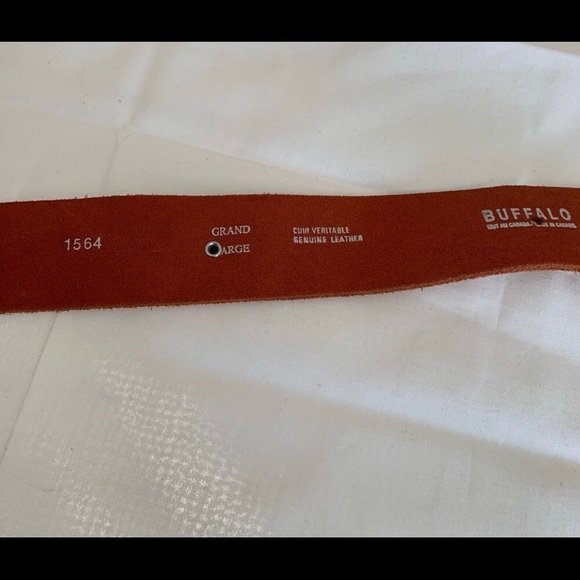 Buffalo brand rust/brown Southwest style belt. Size M - Picture 7 of 10